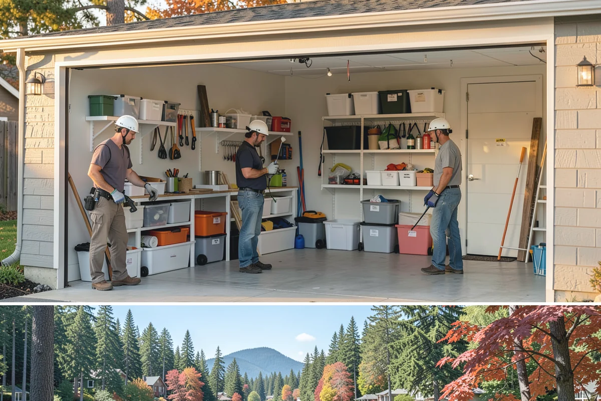 Closet Shelving Installation in Covington, King County, WA - This straightforward interior job can be completed year-round, making it a great rainy-day PNW project.