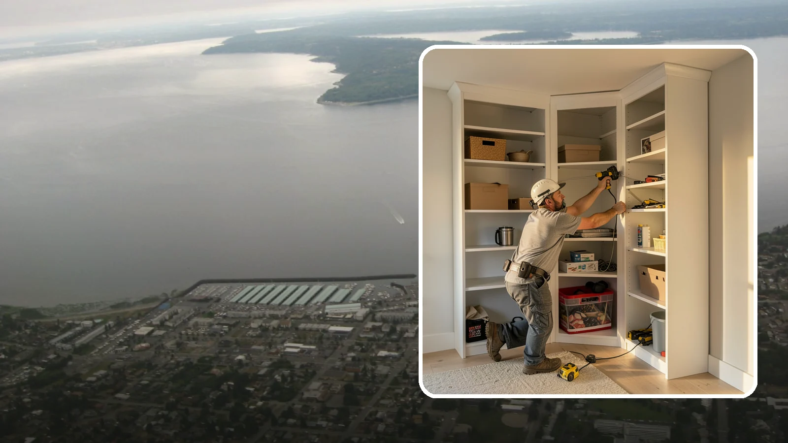 Closet Shelving Installation in Des Moines, King County, WA - We install sturdy, adjustable closet shelving that keeps your belongings accessible and neatly arranged.