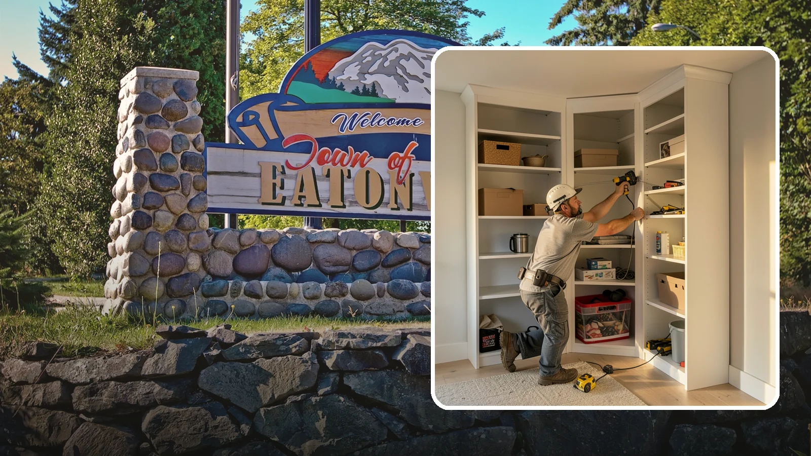 Closet Shelving Installation in Eatonville, Pierce County, WA - We install sturdy, adjustable closet shelving that keeps your belongings accessible and neatly arranged.