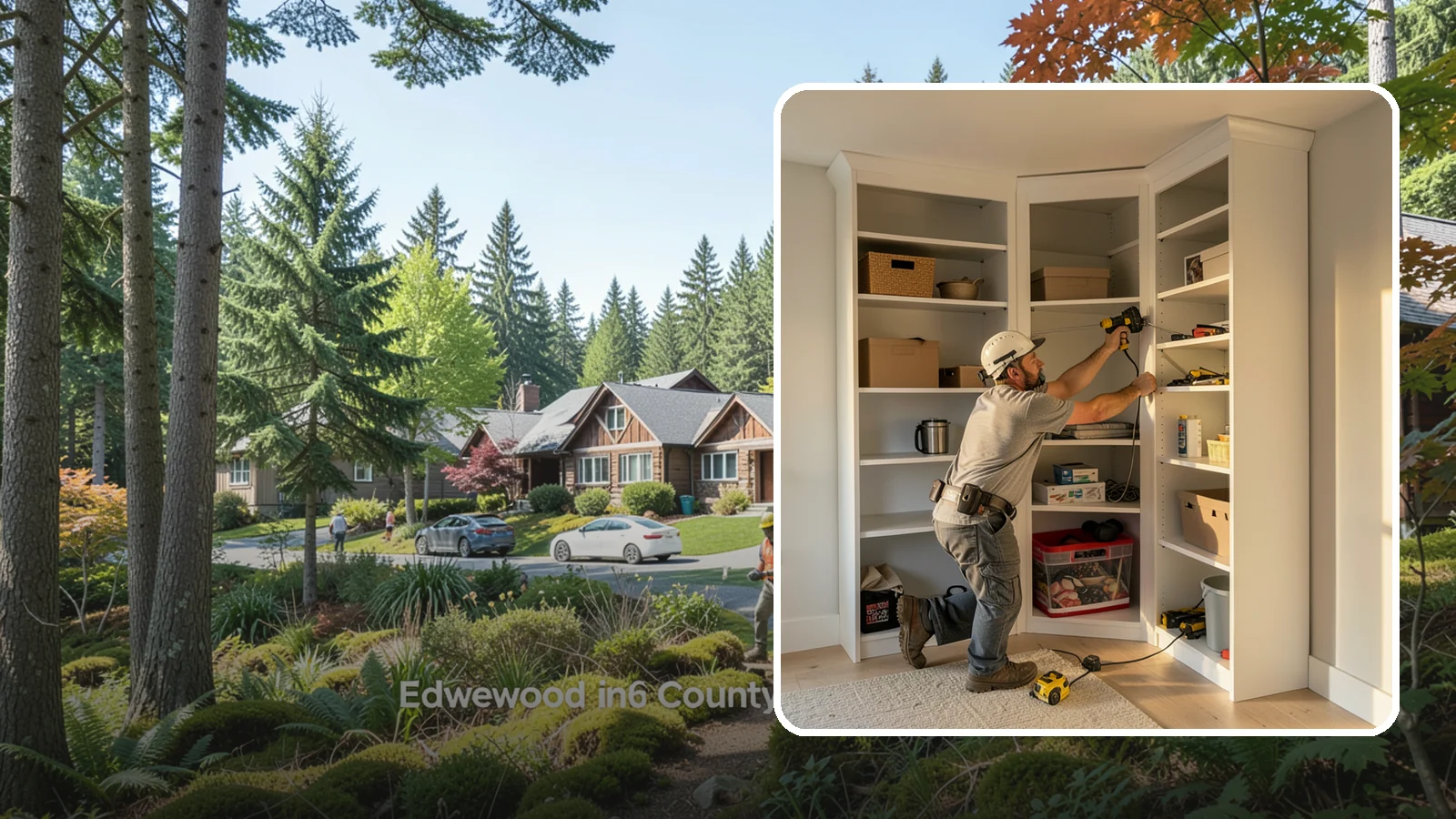Closet Shelving Installation in Edgewood, Pierce County, WA - We install sturdy, adjustable closet shelving that keeps your belongings accessible and neatly arranged.