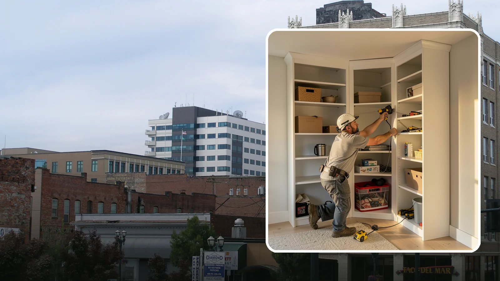 Closet Shelving Installation in Everett, Snohomish County, WA - We install sturdy, adjustable closet shelving that keeps your belongings accessible and neatly arranged.