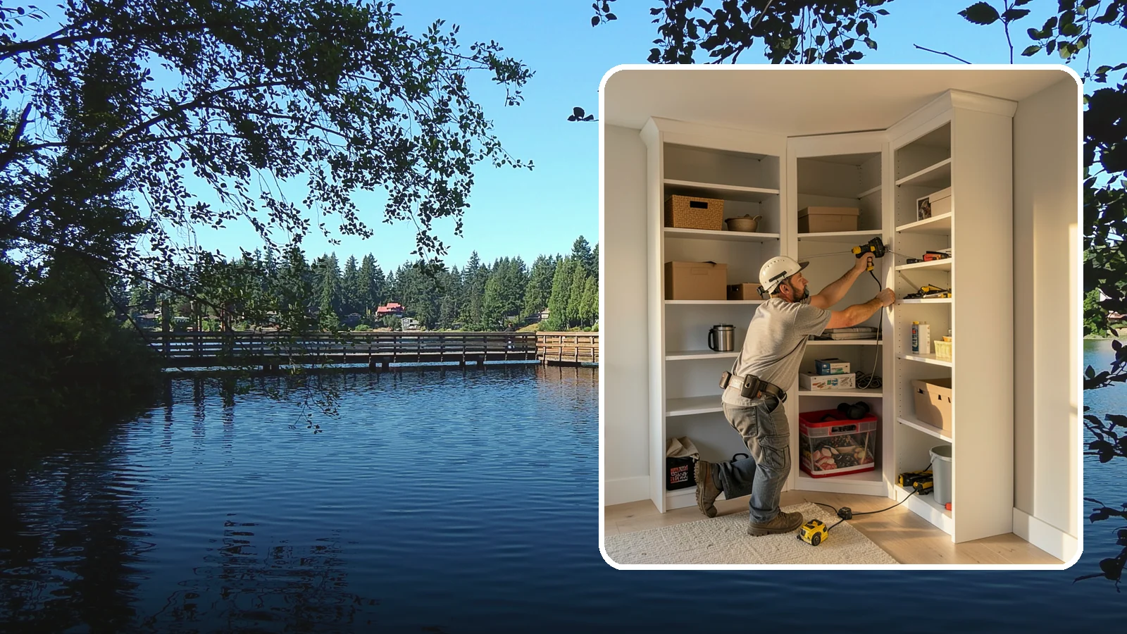 Closet Shelving Installation in Federal Way, King County, WA - We install sturdy, adjustable closet shelving that keeps your belongings accessible and neatly arranged.