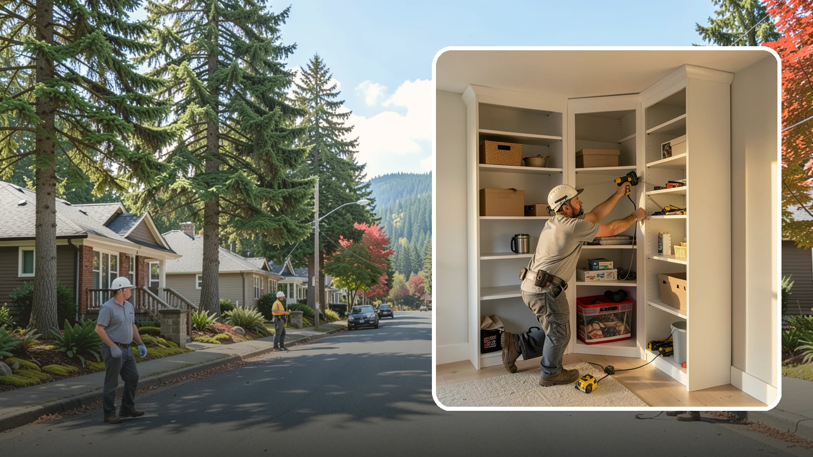 Closet Shelving Installation in Hunts Point, King County, WA - We install sturdy, adjustable closet shelving that keeps your belongings accessible and neatly arranged.