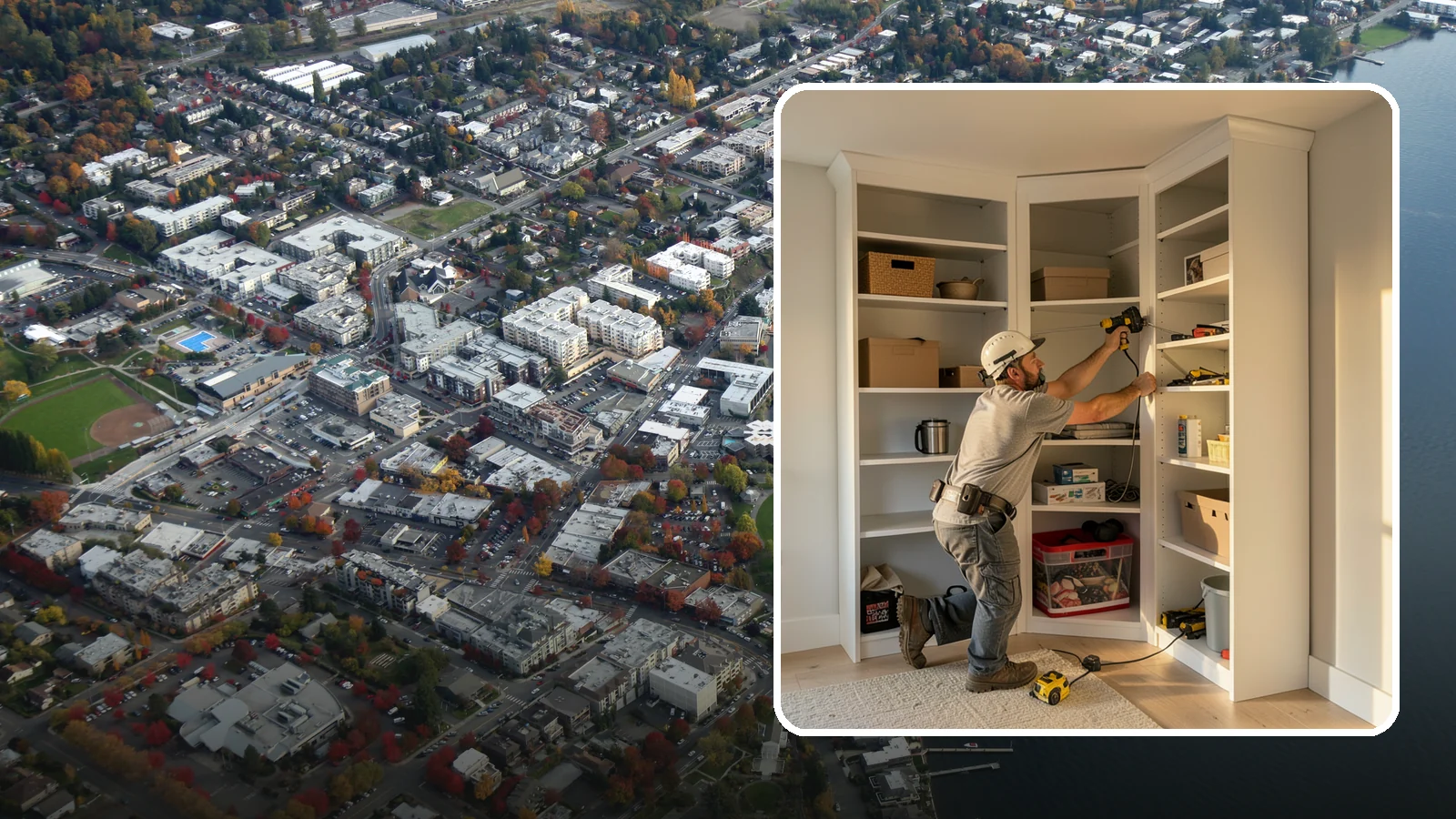 Closet Shelving Installation in Kirkland, King County, WA - We install sturdy, adjustable closet shelving that keeps your belongings accessible and neatly arranged.