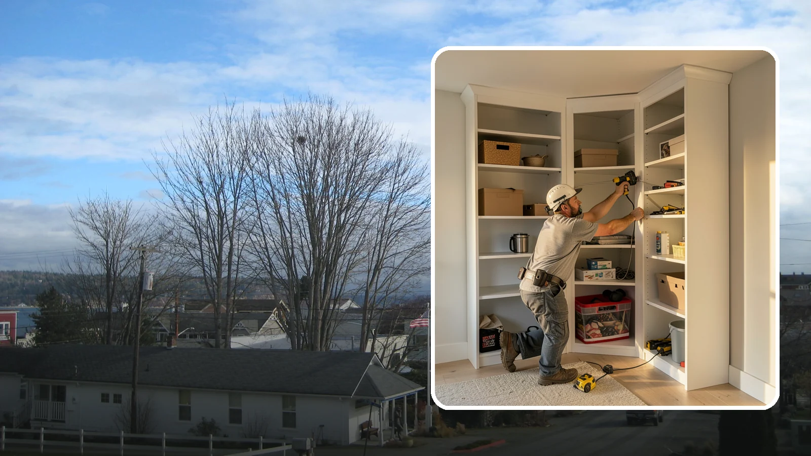 Closet Shelving Installation in Langley, Island County, WA - We install sturdy, adjustable closet shelving that keeps your belongings accessible and neatly arranged.