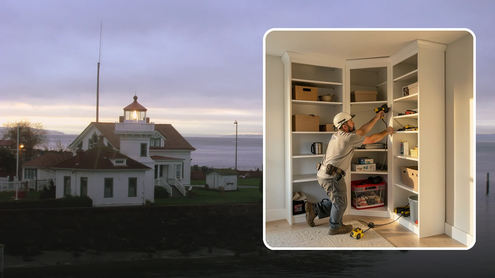 Closet Shelving Installation in Mukilteo, Snohomish County, WA - We install sturdy, adjustable closet shelving that keeps your belongings accessible and neatly arranged.