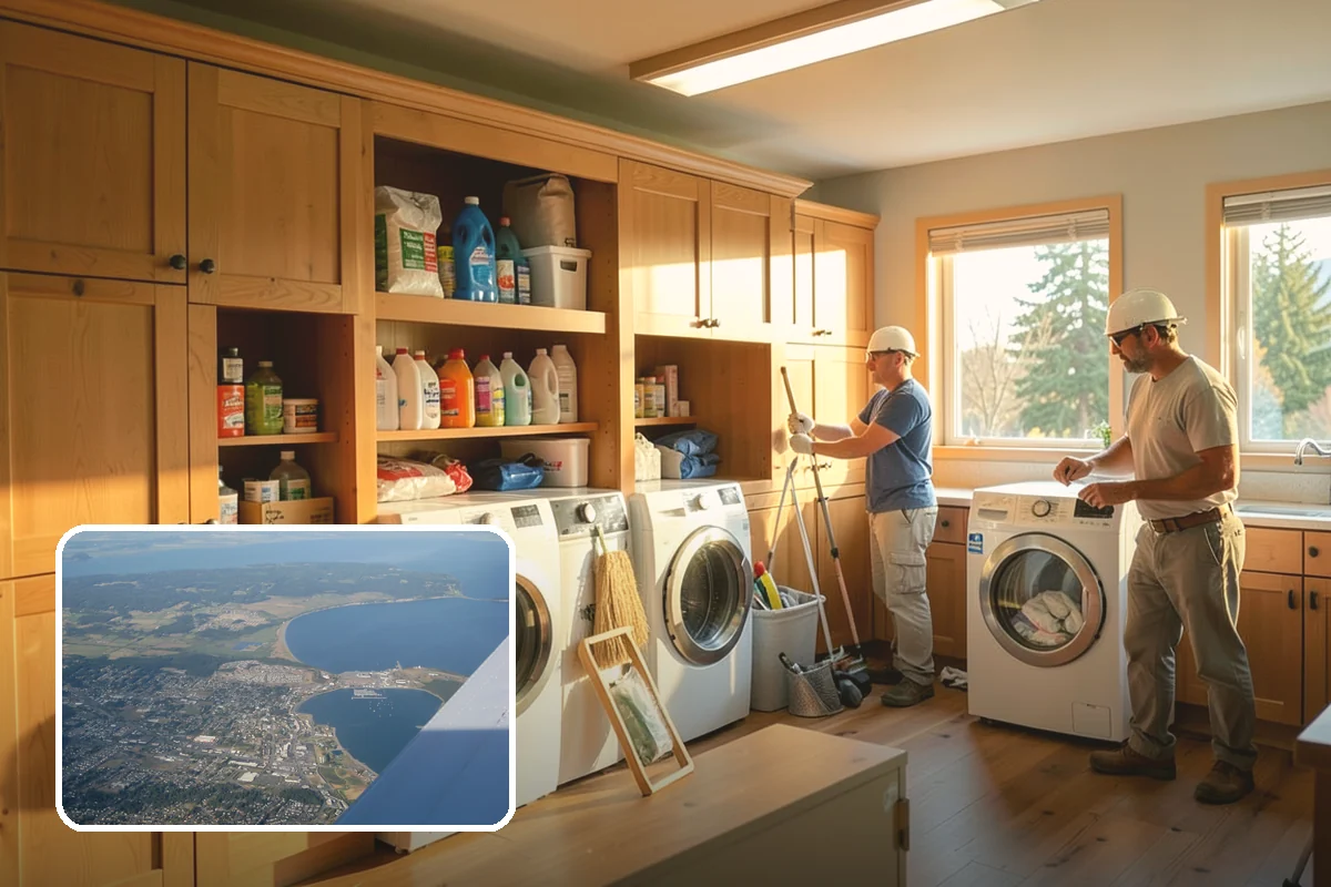 Closet Shelving Installation in Oak Harbor, Island County, WA - Securely anchored shelving that holds up under load