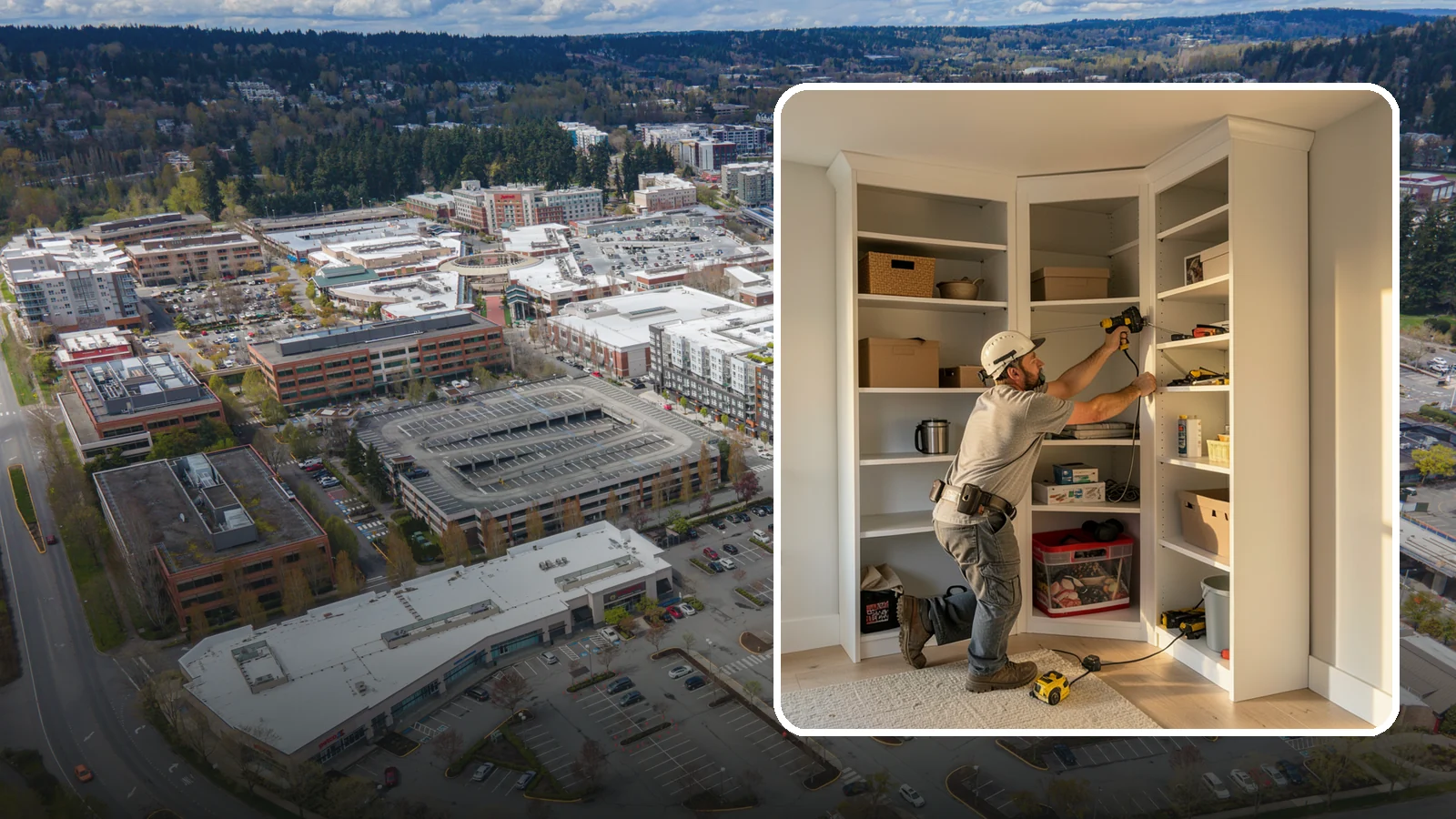 Closet Shelving Installation in Redmond, King County, WA - We install sturdy, adjustable closet shelving that keeps your belongings accessible and neatly arranged.