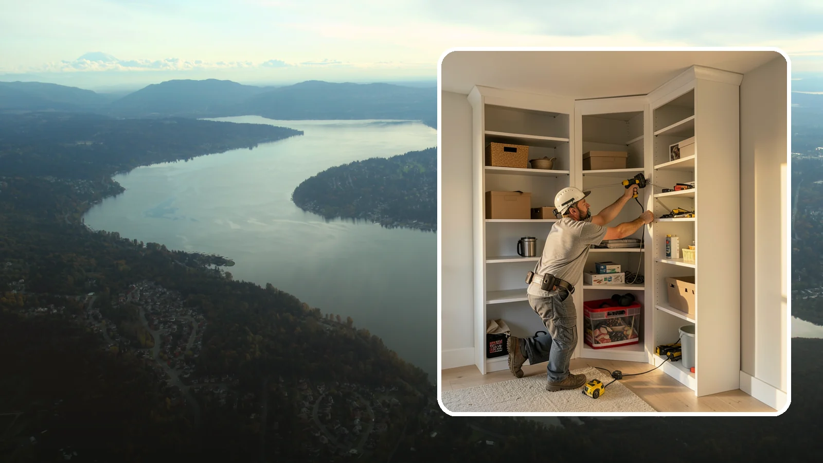 Closet Shelving Installation in Sammamish, King County, WA - We install sturdy, adjustable closet shelving that keeps your belongings accessible and neatly arranged.