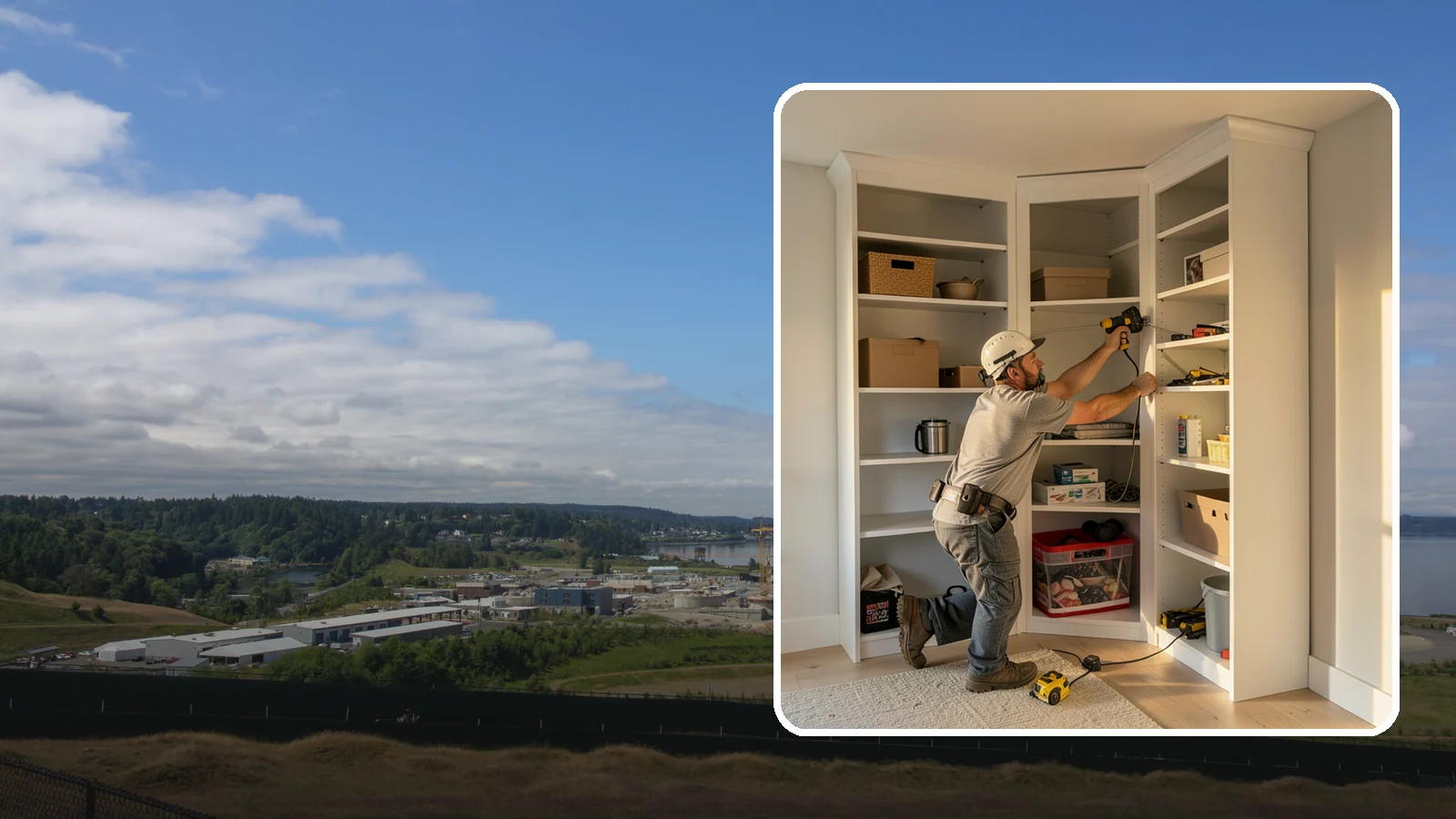 Closet Shelving Installation in University Place, Pierce County, WA - We install sturdy, adjustable closet shelving that keeps your belongings accessible and neatly arranged.