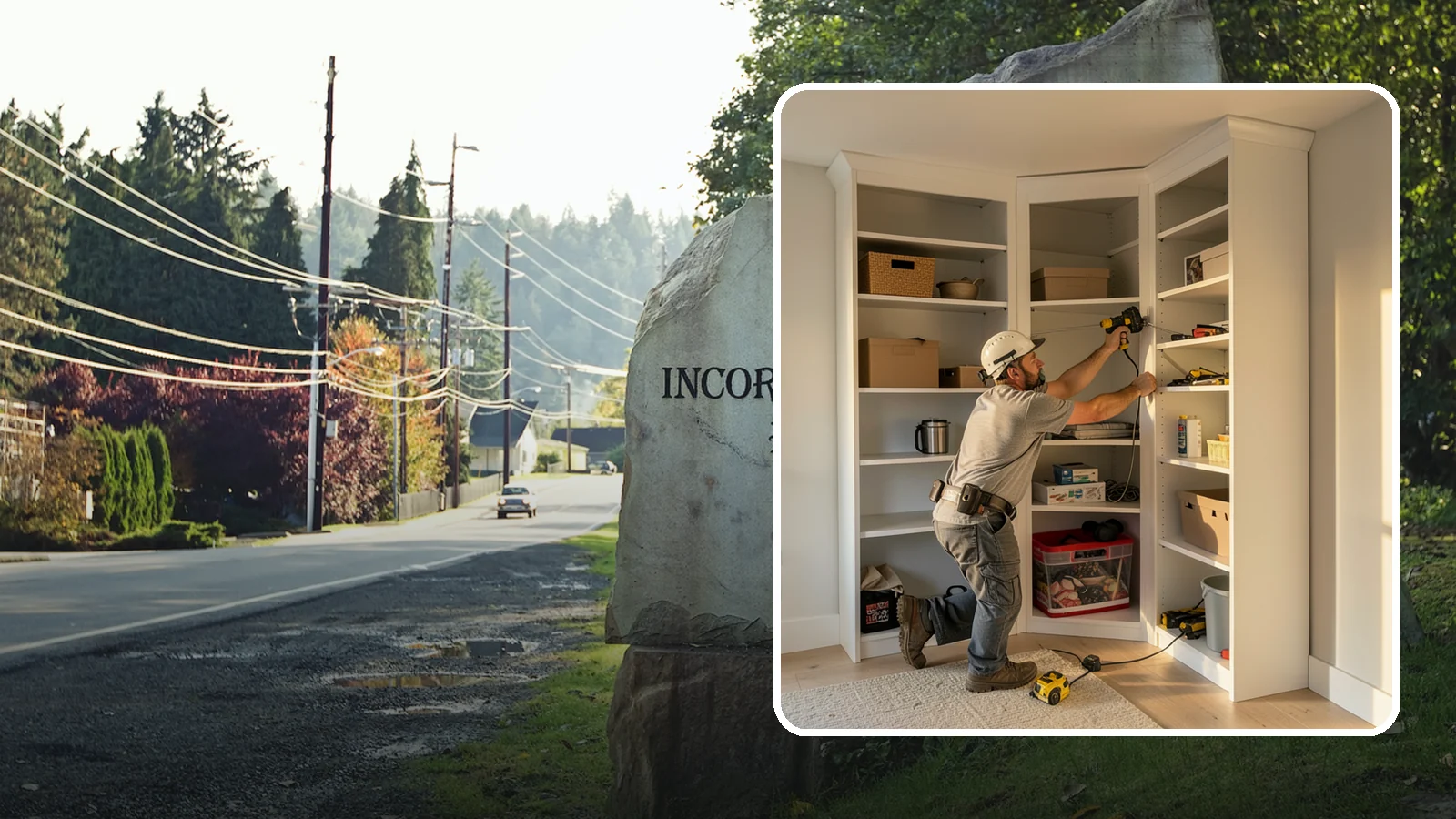 Closet Shelving Installation in Wilkeson, Pierce County, WA - We install sturdy, adjustable closet shelving that keeps your belongings accessible and neatly arranged.