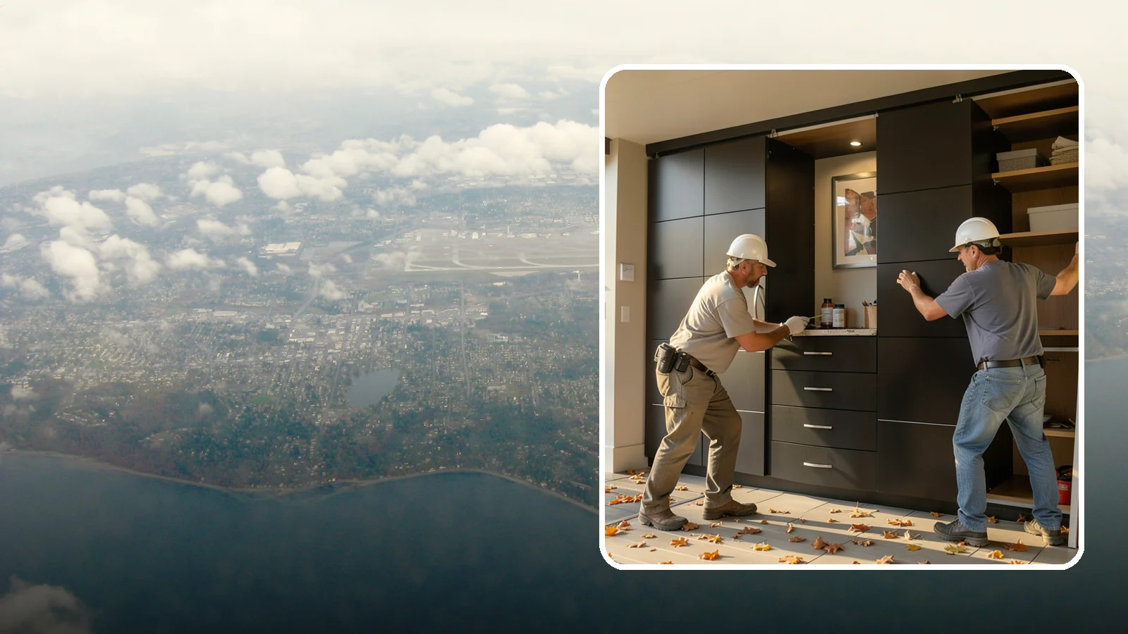 Closet System Installation in Burien, King County, WA - We install complete modular closet systems that bring flexible, coordinated organization to every closet in your home.