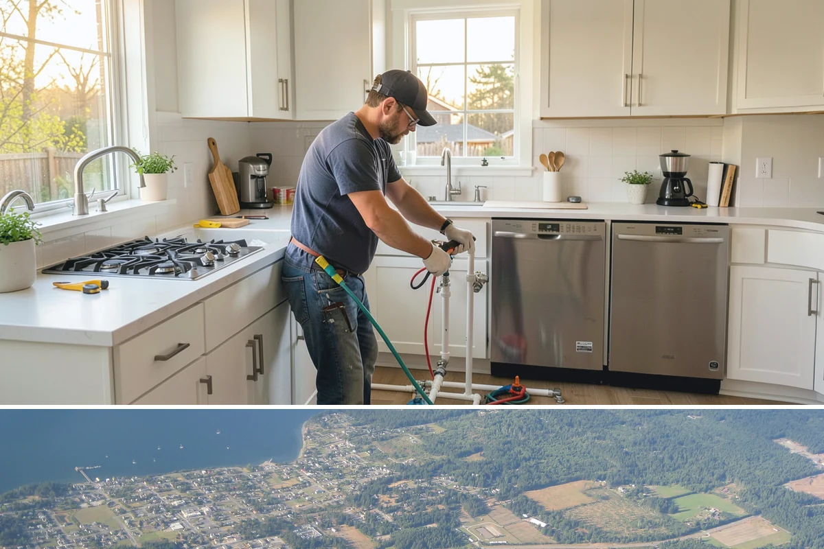 Closet System Installation in Coupeville, Island County, WA - This interior installation is well suited to any season and especially handy during the wet PNW winter.