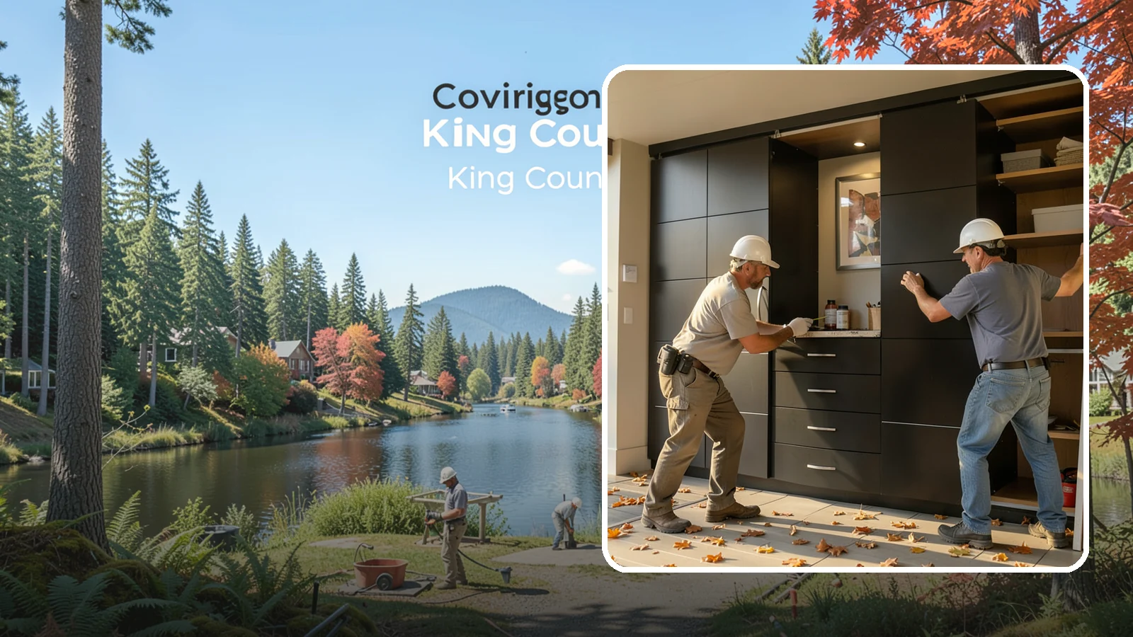 Closet System Installation in Covington, King County, WA - We install complete modular closet systems that bring flexible, coordinated organization to every closet in your home.
