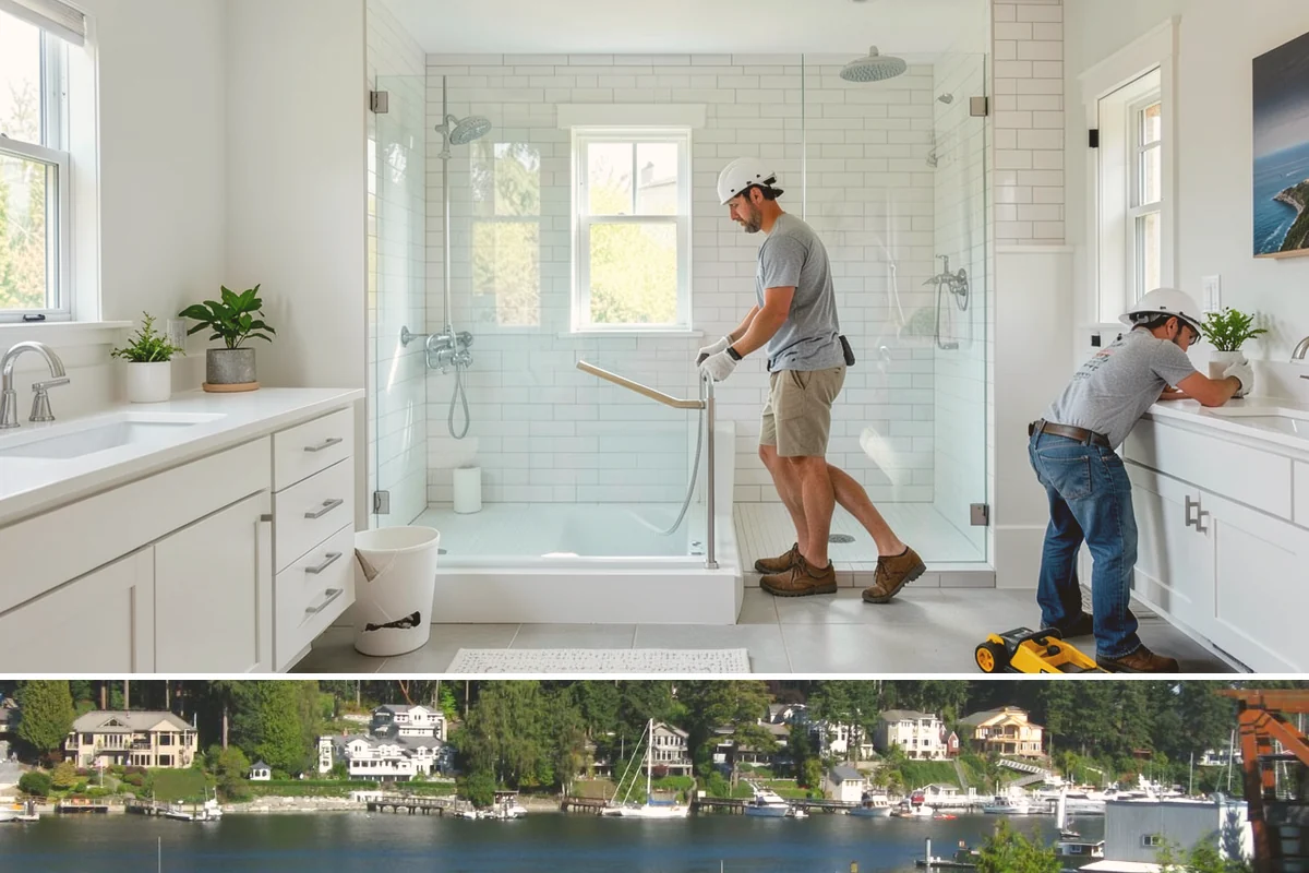 Closet System Installation in Gig Harbor, Pierce County, WA - This interior installation is well suited to any season and especially handy during the wet PNW winter.