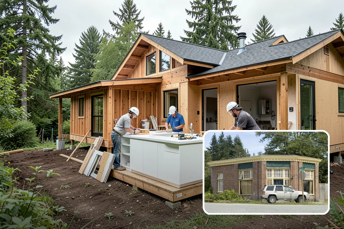 Closet System Installation in Hamilton, Skagit County, WA - Coordinated storage combining rods, shelves, and drawers