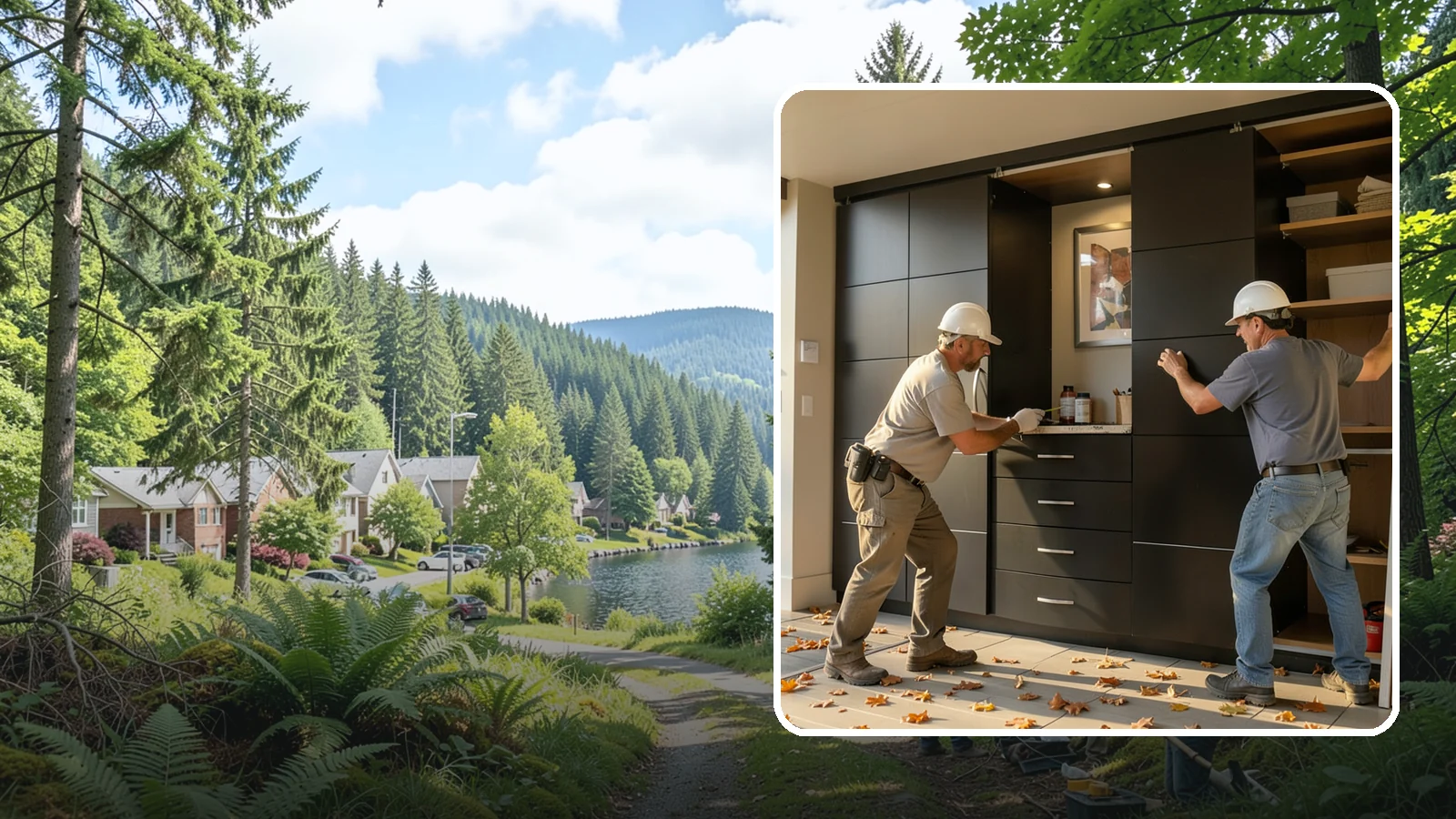 Closet System Installation in Lake Forest Park, King County, WA - We install complete modular closet systems that bring flexible, coordinated organization to every closet in your home.