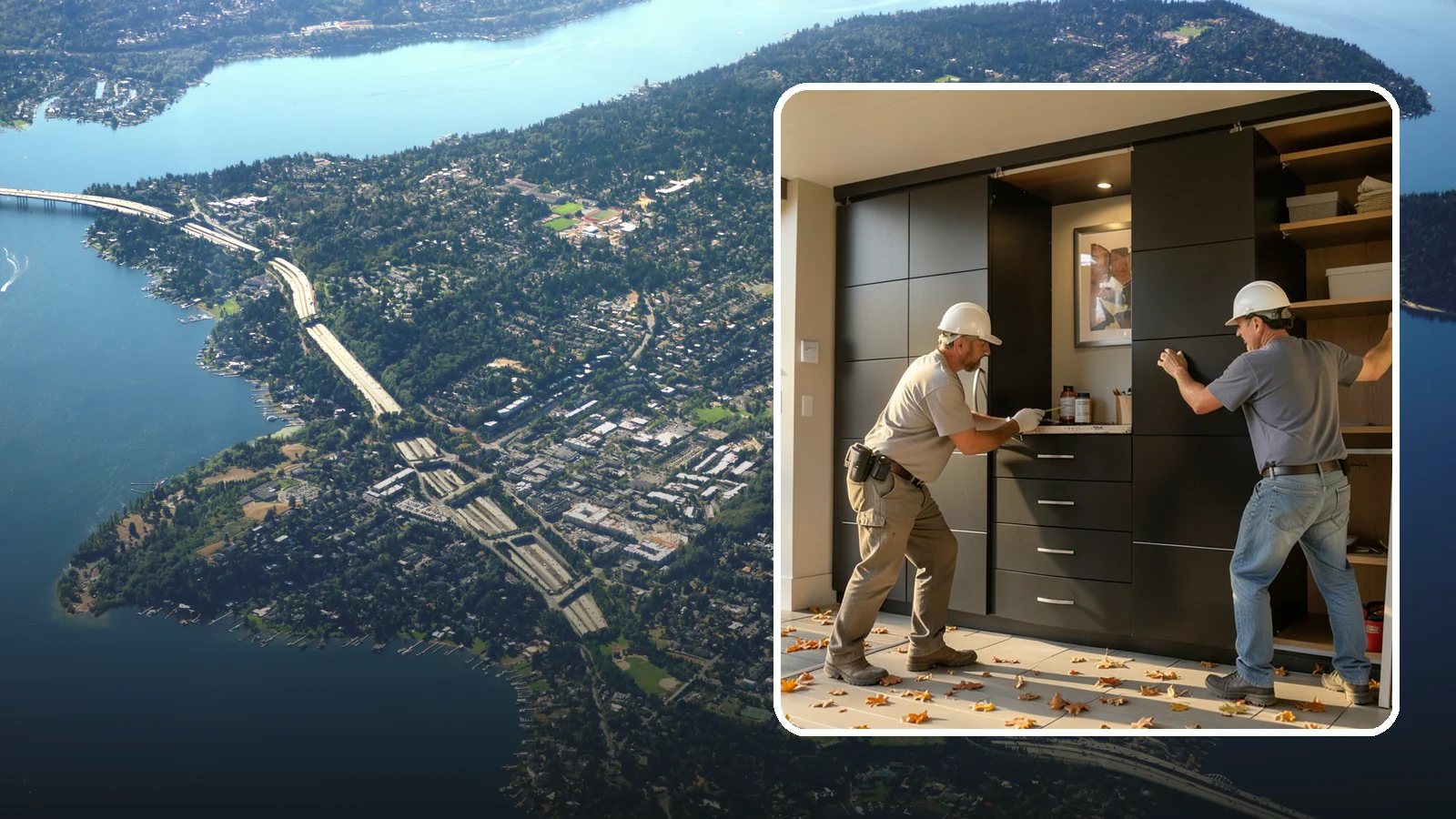 Closet System Installation in Mercer Island, King County, WA - We install complete modular closet systems that bring flexible, coordinated organization to every closet in your home.
