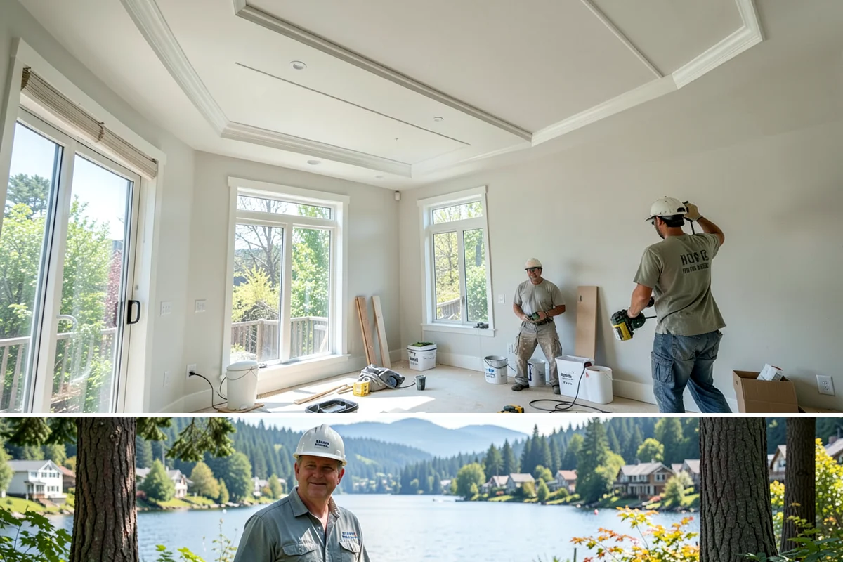 Closet System Installation in Milton, King County, WA - This interior installation is well suited to any season and especially handy during the wet PNW winter.