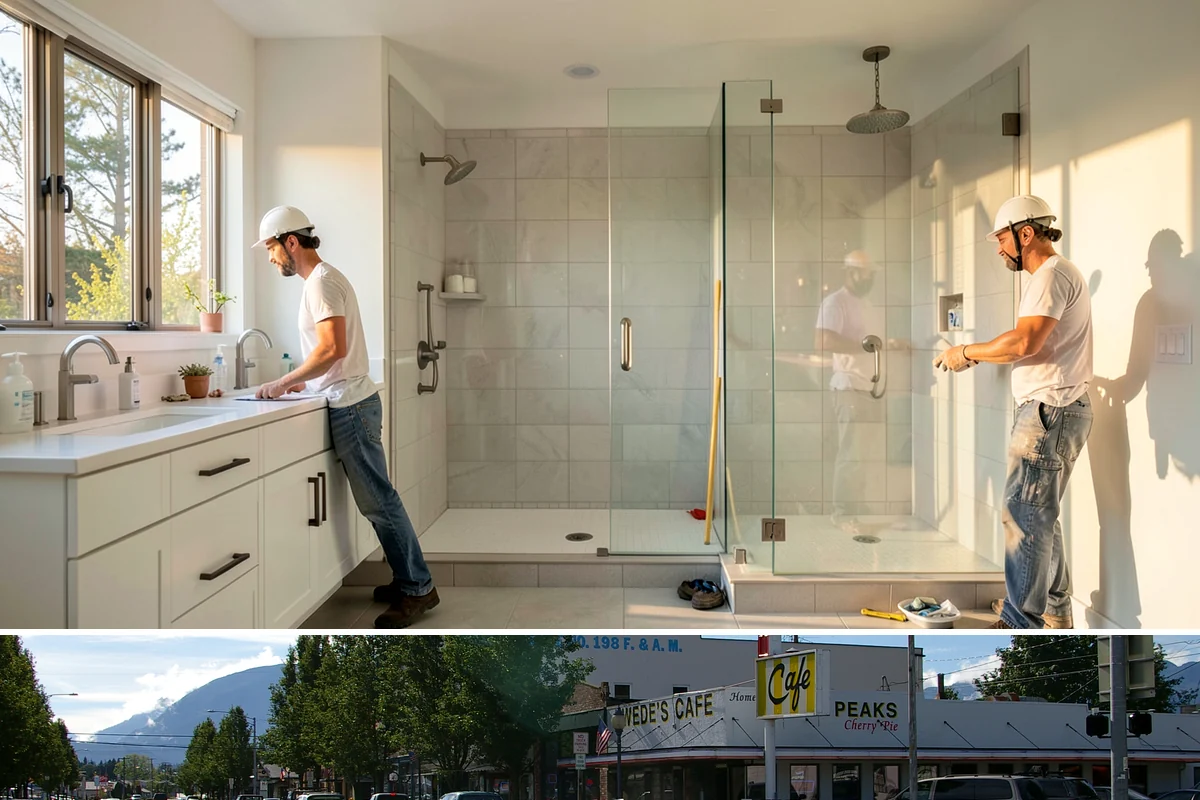 Closet System Installation in North Bend, King County, WA - This interior installation is well suited to any season and especially handy during the wet PNW winter.