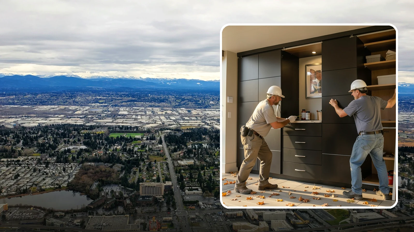 Closet System Installation in SeaTac, King County, WA - We install complete modular closet systems that bring flexible, coordinated organization to every closet in your home.