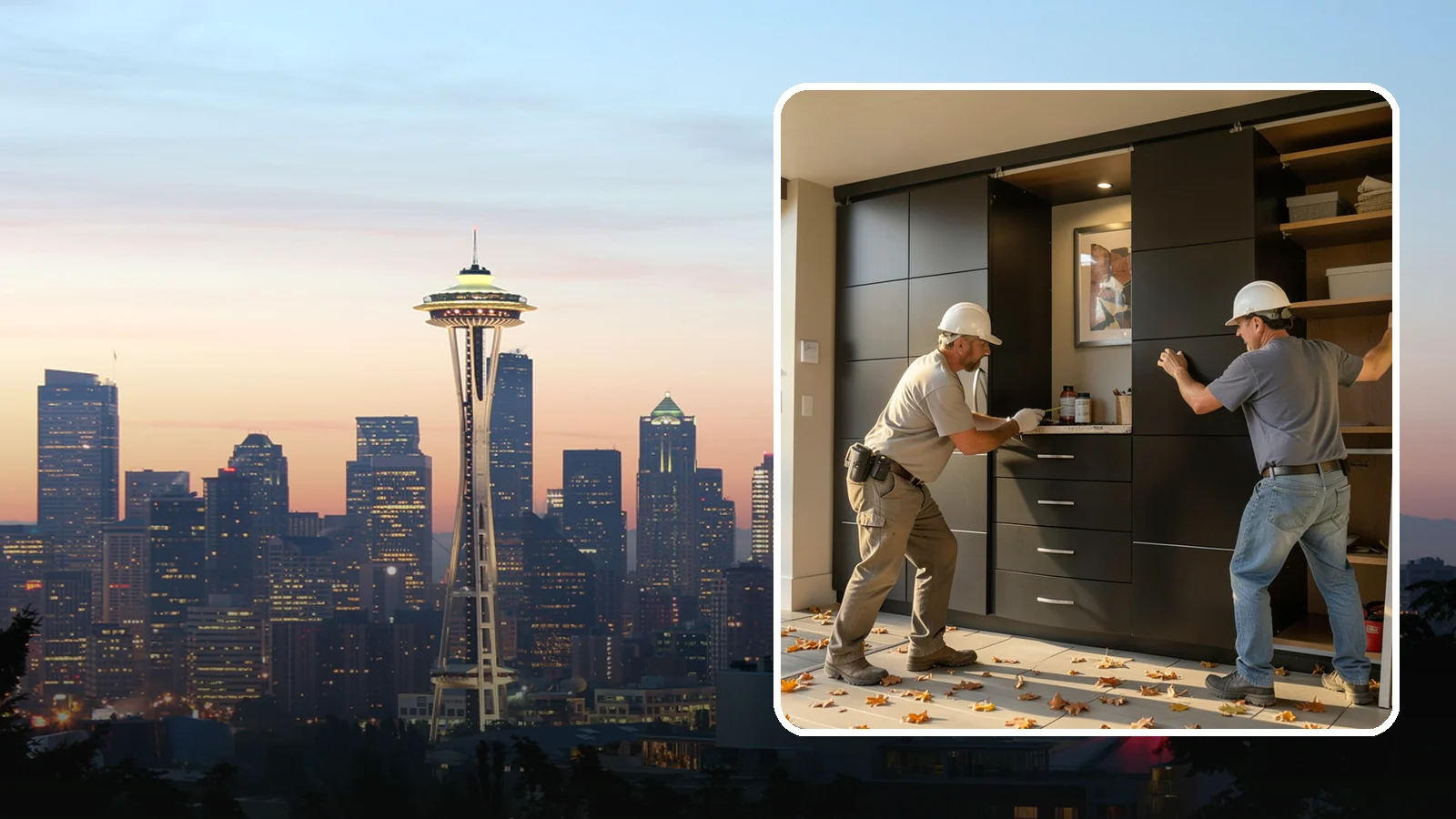 Closet System Installation in Seattle, King County, WA - We install complete modular closet systems that bring flexible, coordinated organization to every closet in your home.