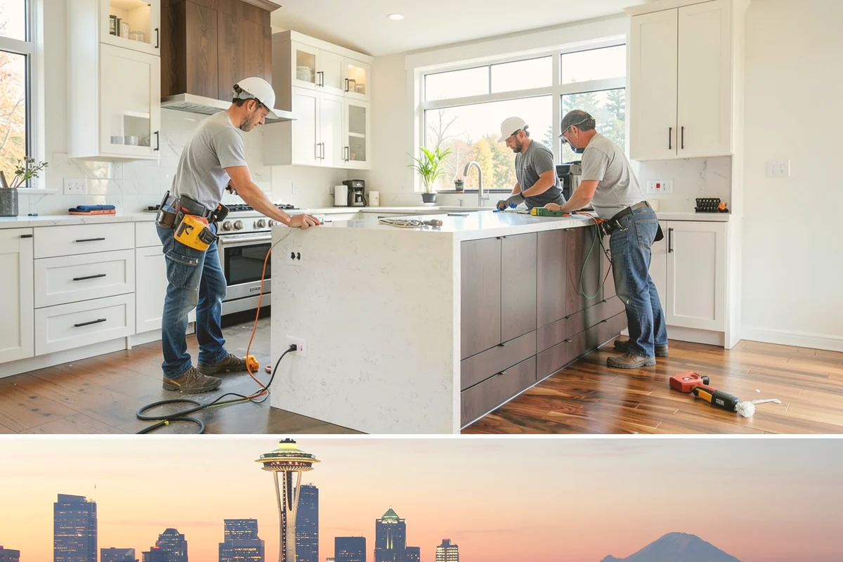 Closet System Installation in Seattle, King County, WA - This interior installation is well suited to any season and especially handy during the wet PNW winter.