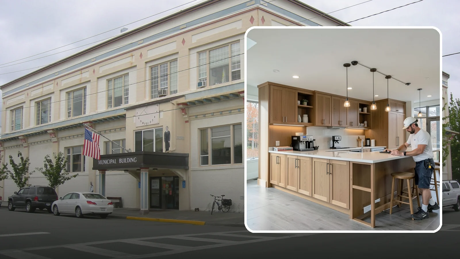 Coffee Bar Installation in Anacortes, Skagit County, WA - Building a dedicated coffee bar with counter space, storage, and power for your machines and mugs.