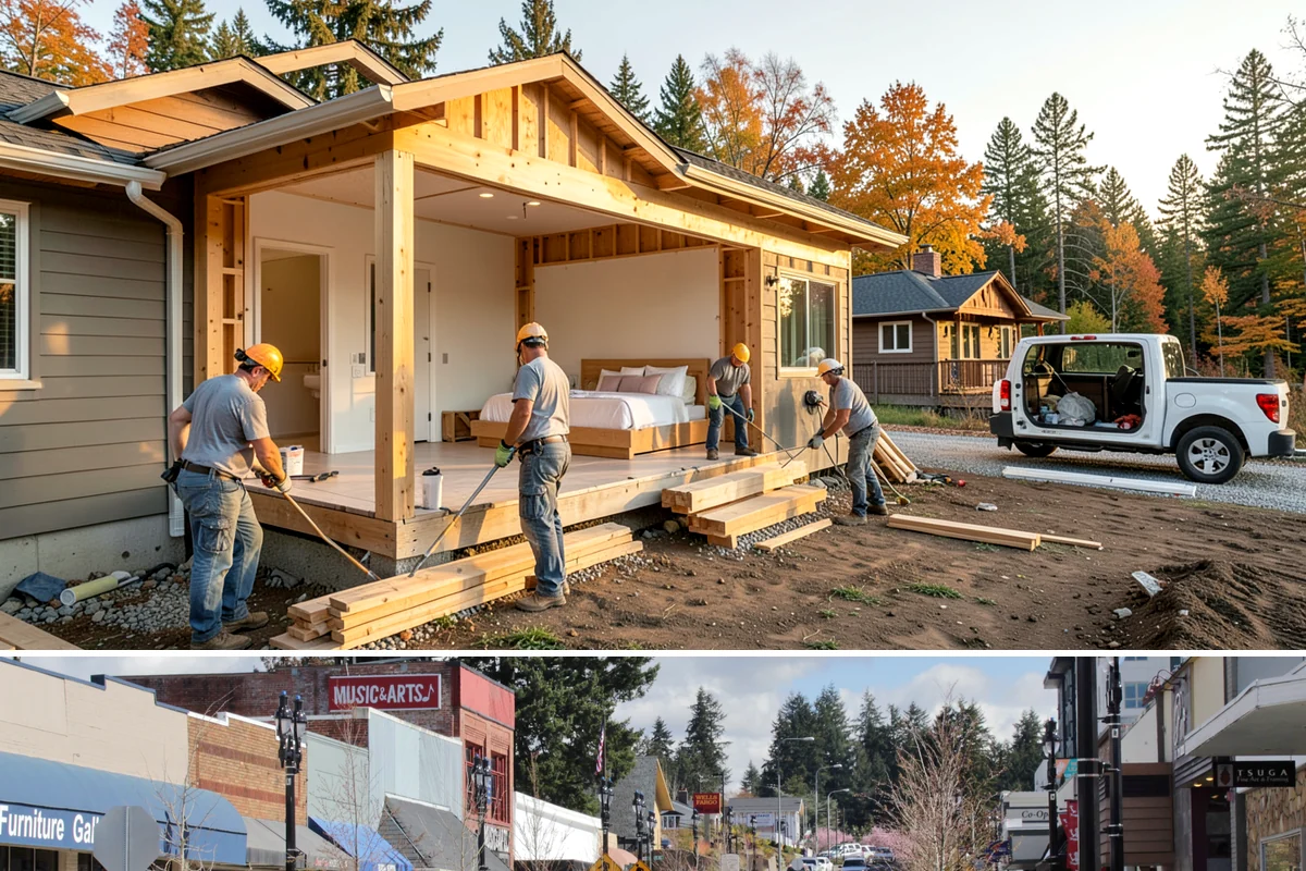Coffee Bar Installation in Bothell, King County, WA - This popular upgrade fits any season and is an easy add to a fall kitchen refresh.