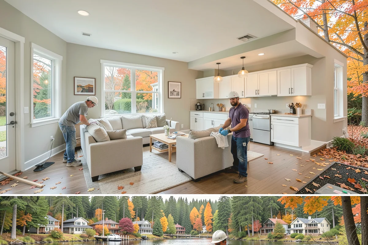 Coffee Bar Installation in La Conner, Skagit County, WA - This popular upgrade fits any season and is an easy add to a fall kitchen refresh.