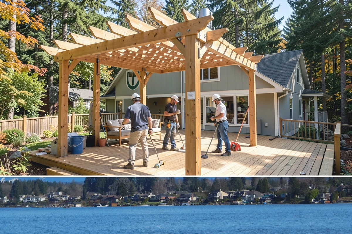 Coffee Bar Installation in Lake Stevens, Snohomish County, WA - This popular upgrade fits any season and is an easy add to a fall kitchen refresh.