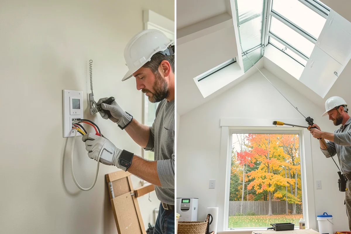 Coffered Ceiling Construction in Algona, King County, WA - Plan the coffer grid to the room's dimensions