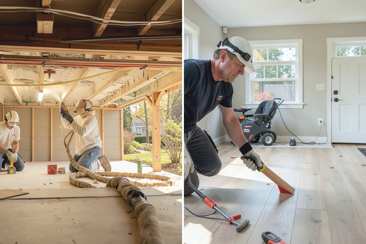 Coffered Ceiling Construction in Beaux Arts Village, King County, WA - Plan the coffer grid to the room's dimensions