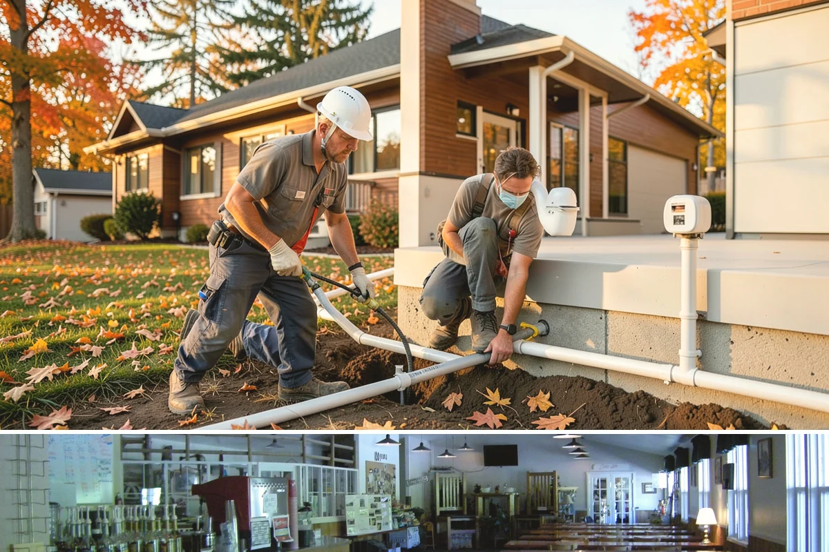Coffered Ceiling Construction in Black Diamond, King County, WA - Coffered ceilings are interior craftsmanship that can be built in any season.