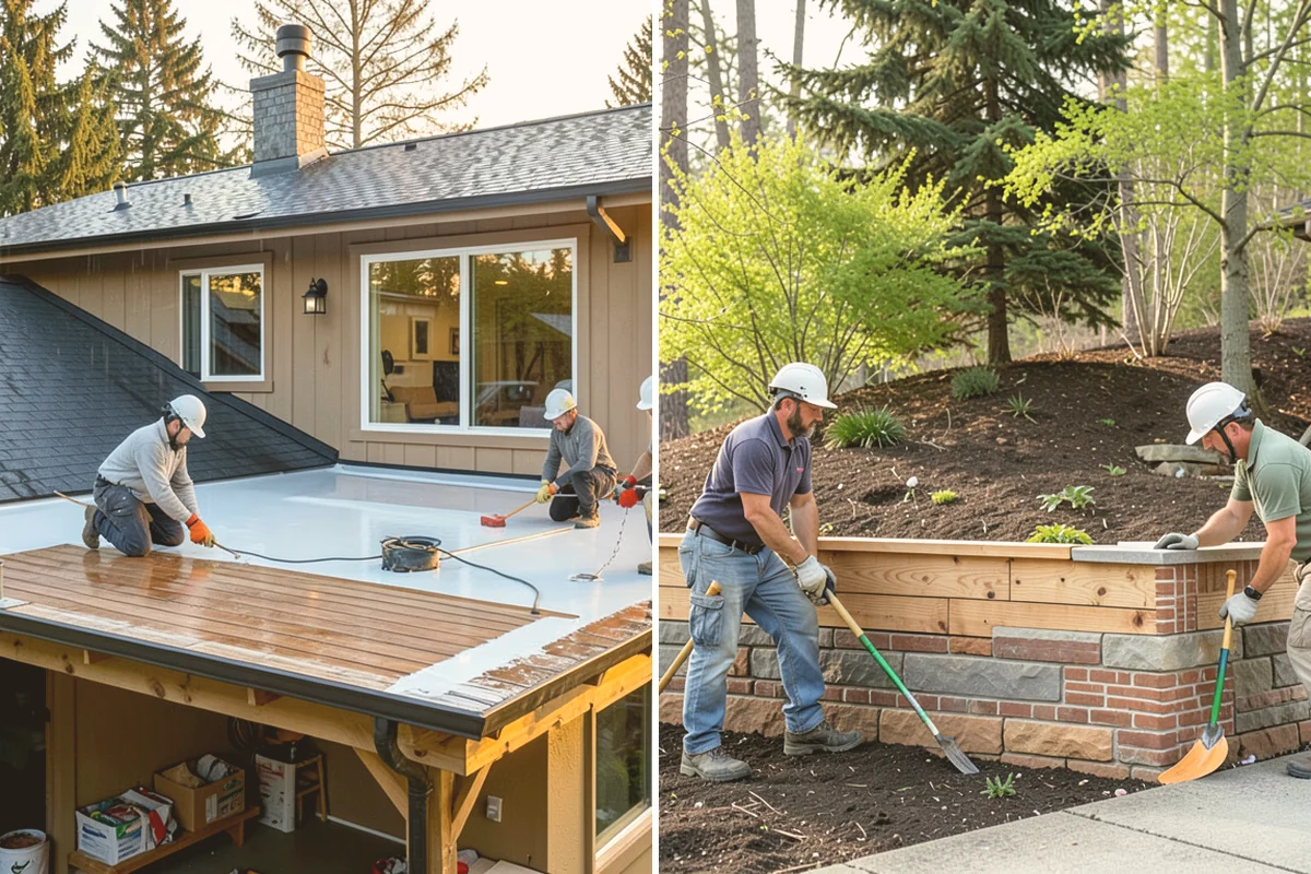 Coffered Ceiling Construction in Index, Snohomish County, WA - Plan the coffer grid to the room's dimensions
