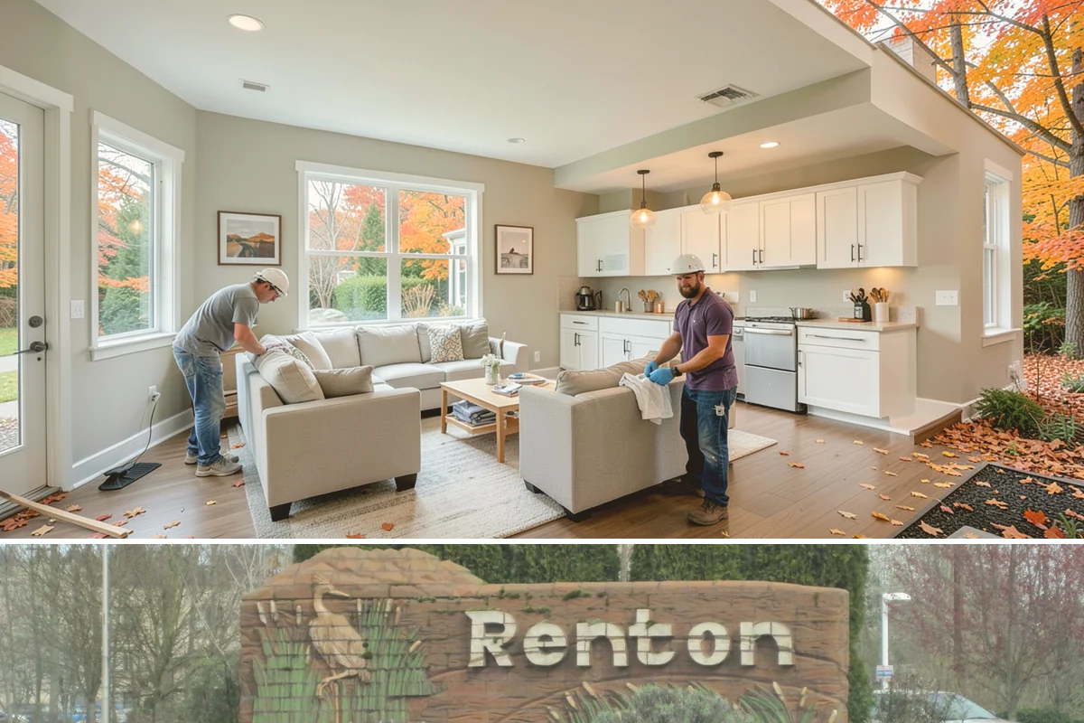 Coffered Ceiling Construction in Renton, King County, WA - Coffered ceilings are interior craftsmanship that can be built in any season.