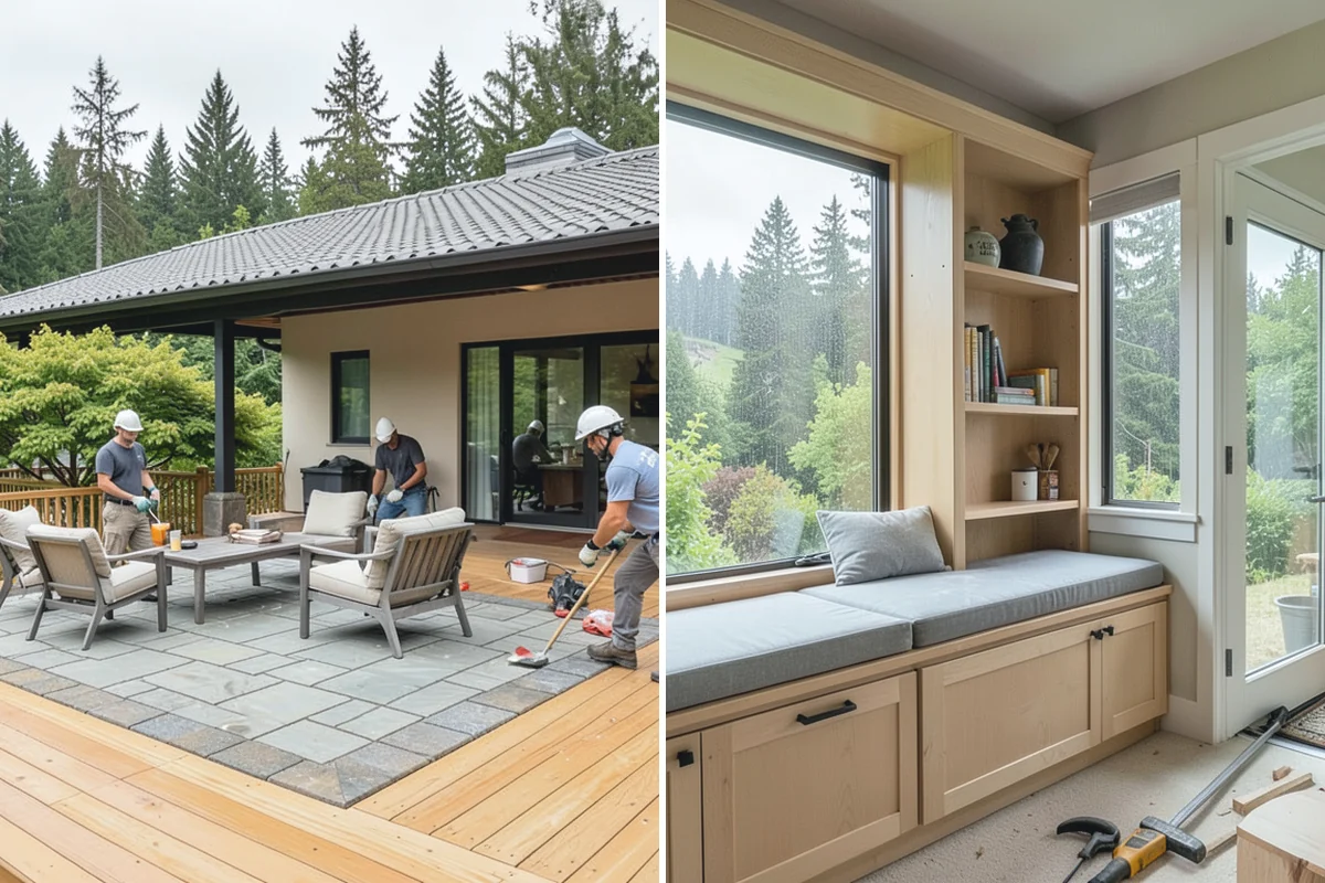 Coffered Ceiling Construction in Roy, Pierce County, WA - Plan the coffer grid to the room's dimensions