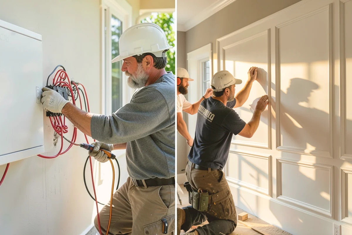 Coffered Ceiling Construction in Sammamish, King County, WA - Plan the coffer grid to the room's dimensions