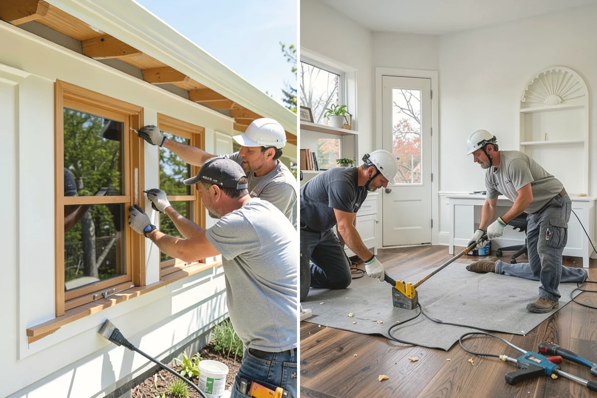 Coffered Ceiling Construction in University Place, Pierce County, WA - Plan the coffer grid to the room's dimensions