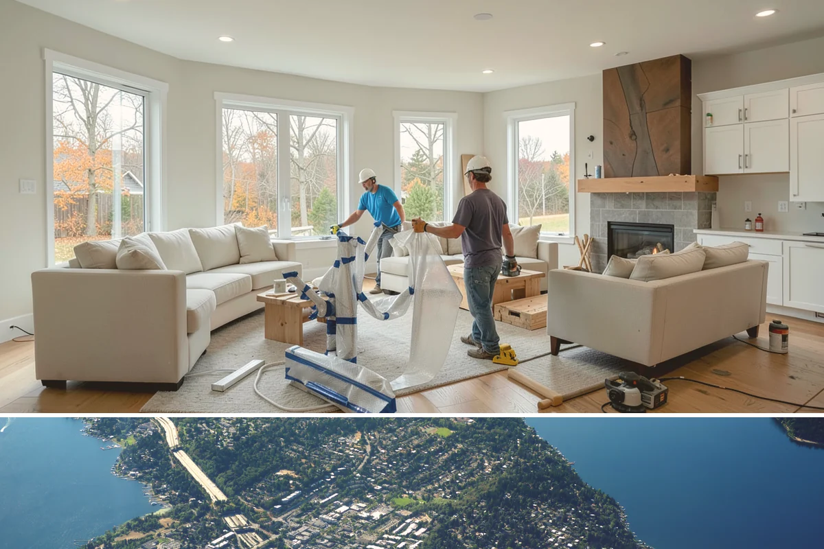Color Consultation in Mercer Island, King County, WA - Color consultations happen year-round and are a great way to plan an interior refresh during the darker winter months.