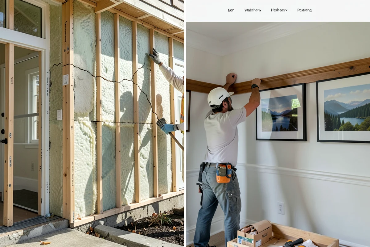 Column Wrap Installation in Arlington, Snohomish County, WA - Measure the posts and select wrap material