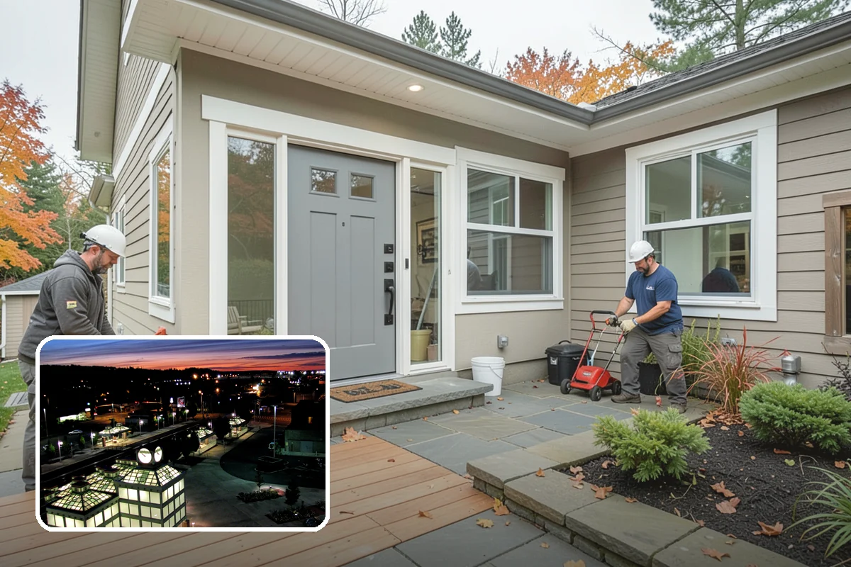 Column Wrap Installation in Auburn, King County, WA - Upgrades the look of porch and entry posts
