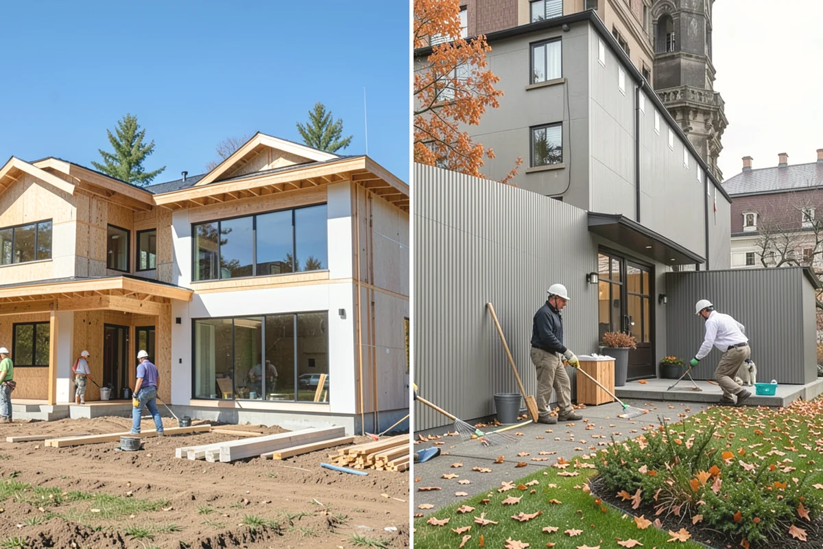 Column Wrap Installation in Black Diamond, King County, WA - Measure the posts and select wrap material