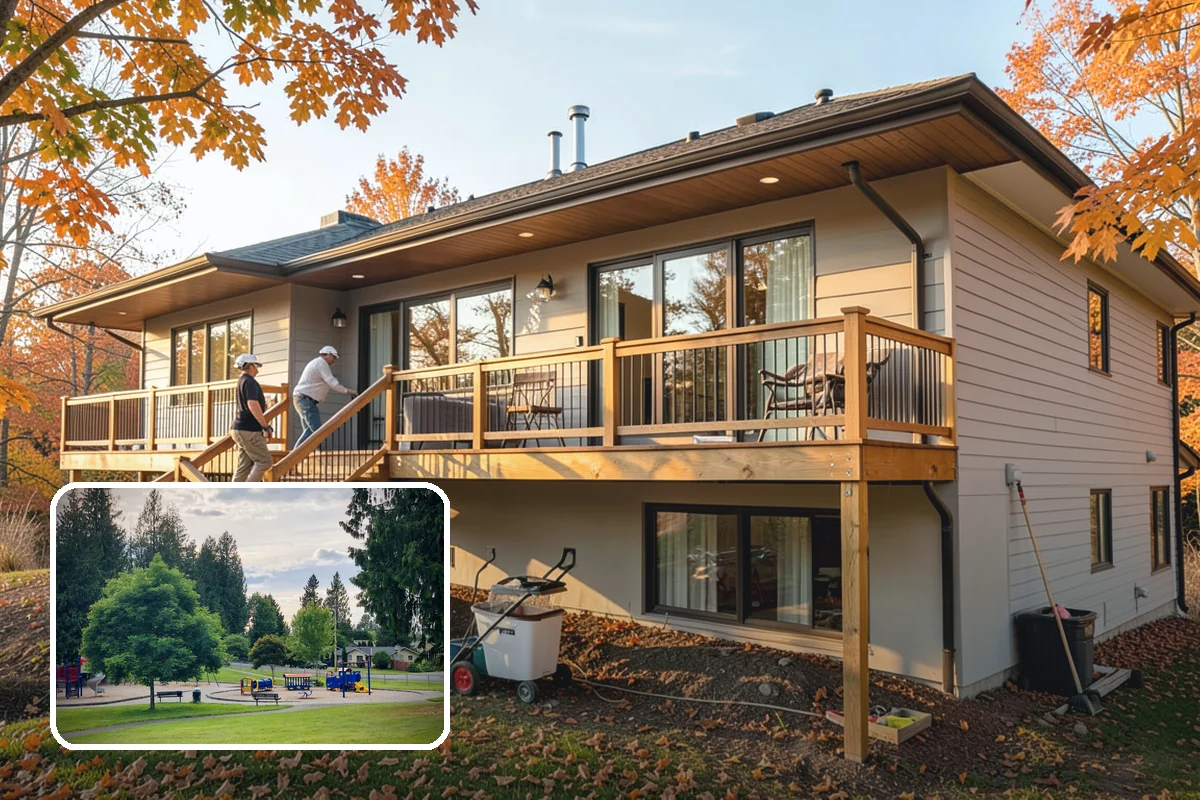 Column Wrap Installation in Bonney Lake, Pierce County, WA - Upgrades the look of porch and entry posts