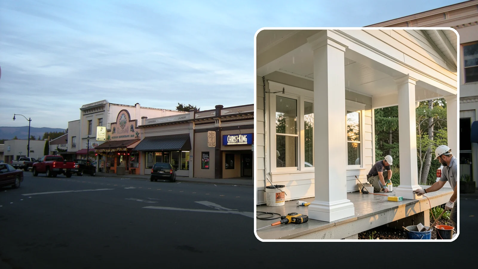 Column Wrap Installation in Burlington, Skagit County, WA - Column wrap installation that dresses up porch posts with a durable, finished exterior look.