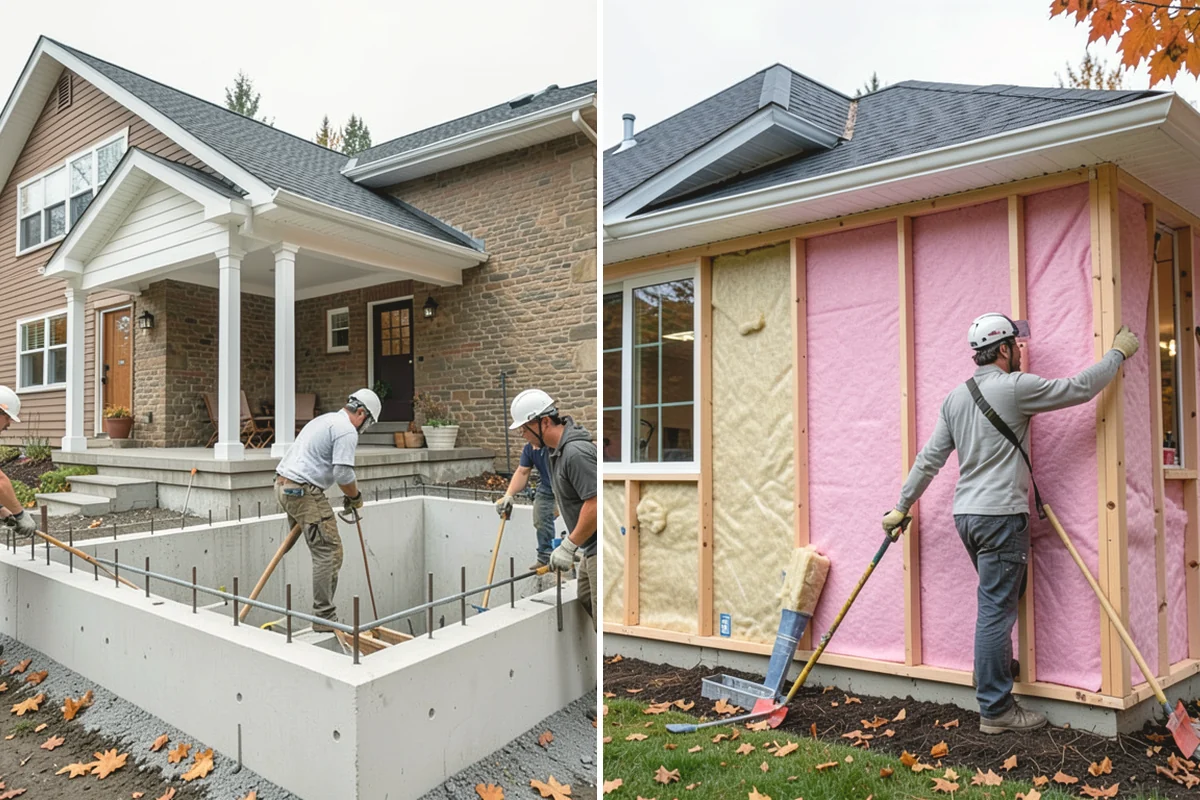 Column Wrap Installation in Burlington, Skagit County, WA - Measure the posts and select wrap material