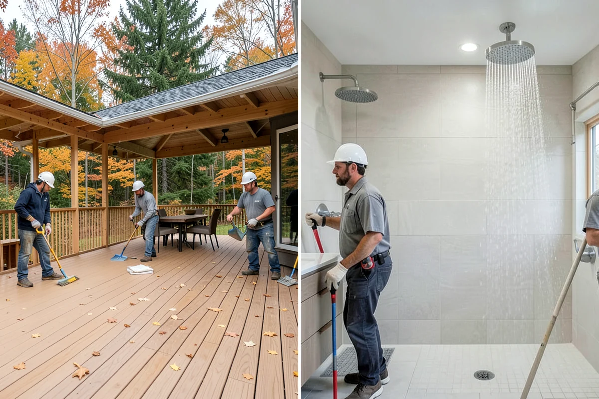 Column Wrap Installation in Clyde Hill, King County, WA - Measure the posts and select wrap material
