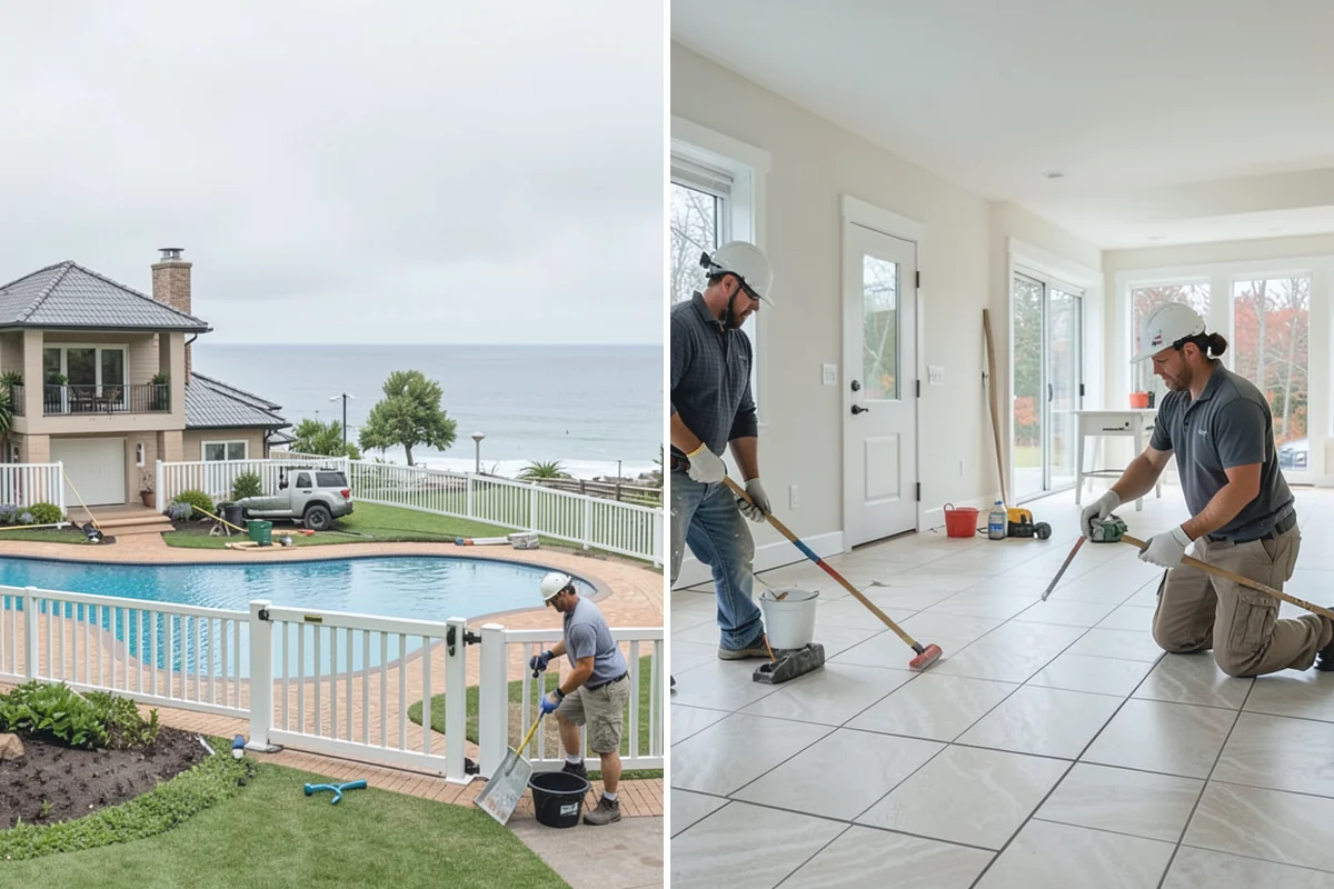 Column Wrap Installation in Coupeville, Island County, WA - Measure the posts and select wrap material