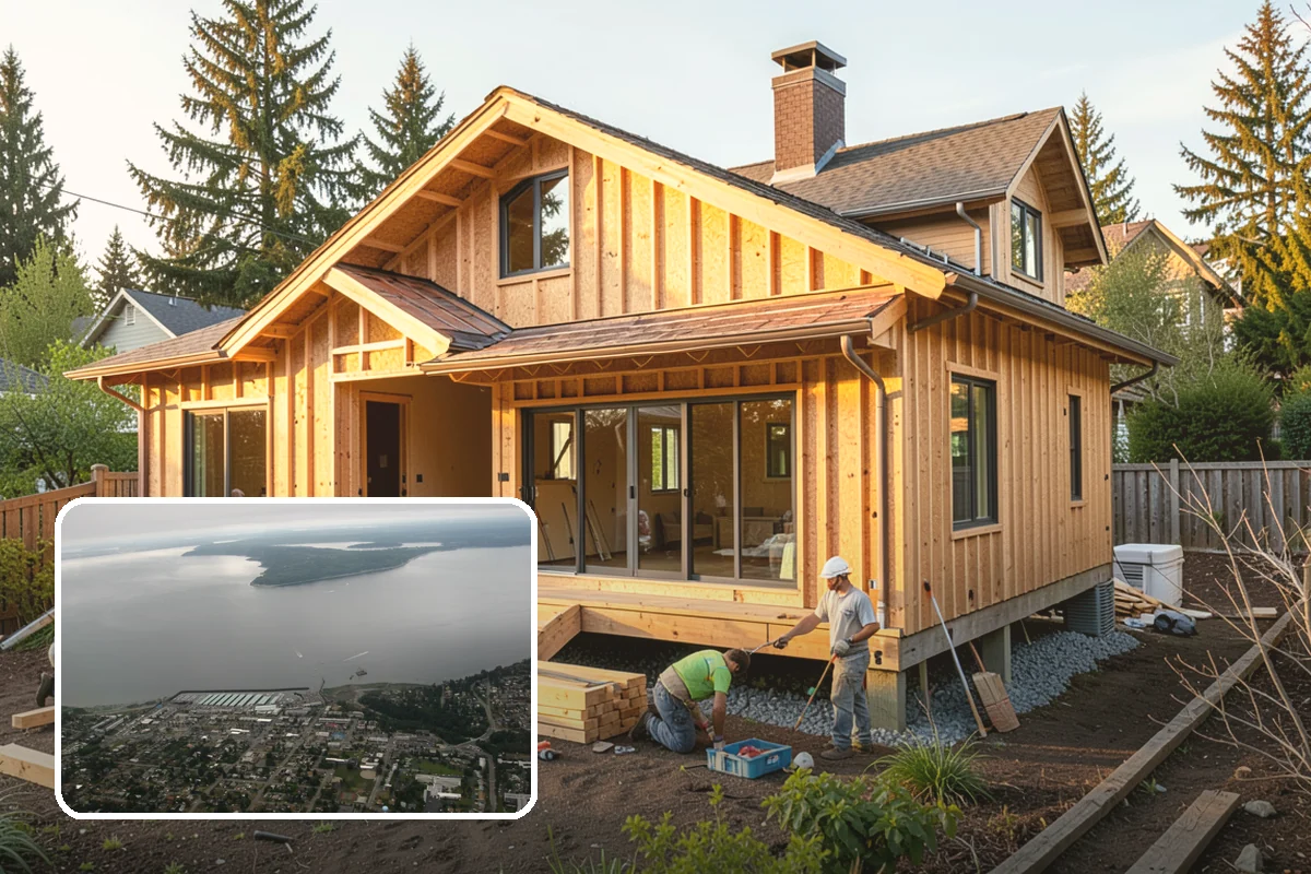 Column Wrap Installation in Des Moines, King County, WA - Upgrades the look of porch and entry posts