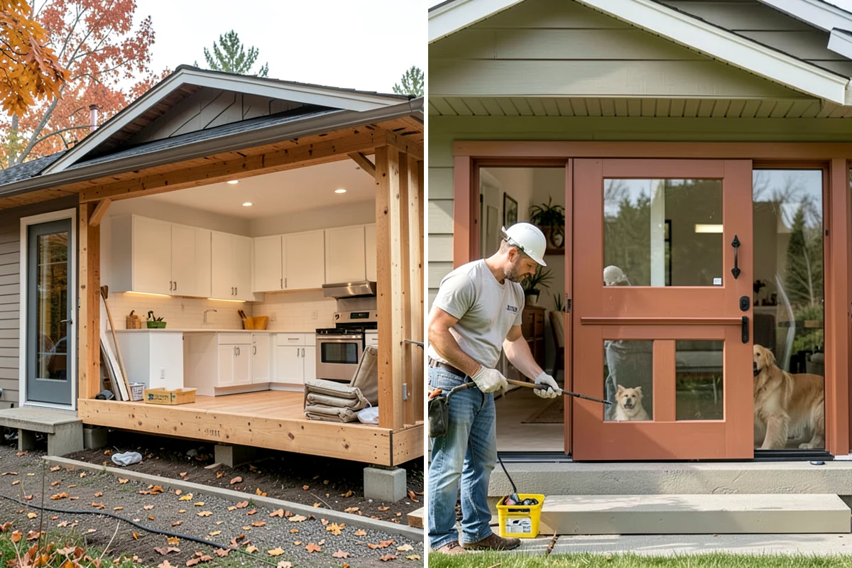 Column Wrap Installation in Federal Way, King County, WA - Measure the posts and select wrap material